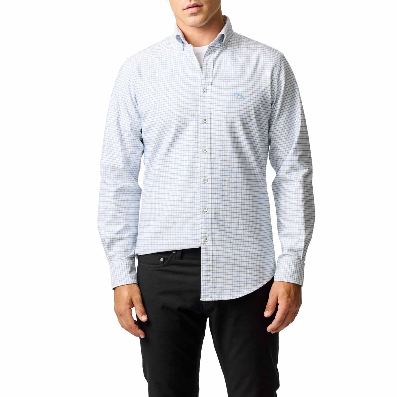 Rodd & Gunn Gunn Check Oxford 5 Ls Sports Fit Shirt